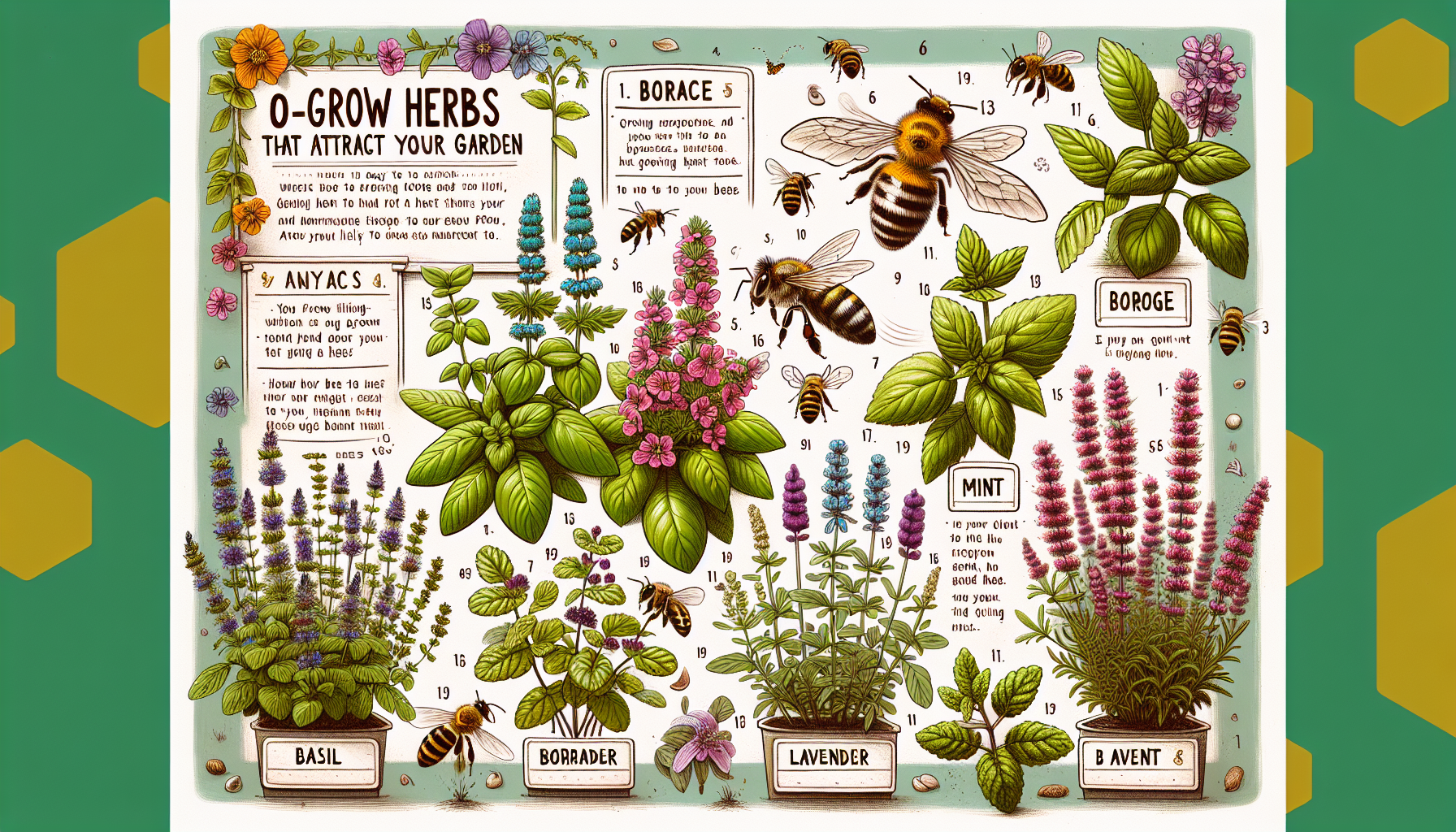 découvrez 10 herbes simples à cultiver pour attirer les abeilles dans votre jardin. apprenez comment cultiver ces herbes et favoriser la biodiversité dans votre espace extérieur.